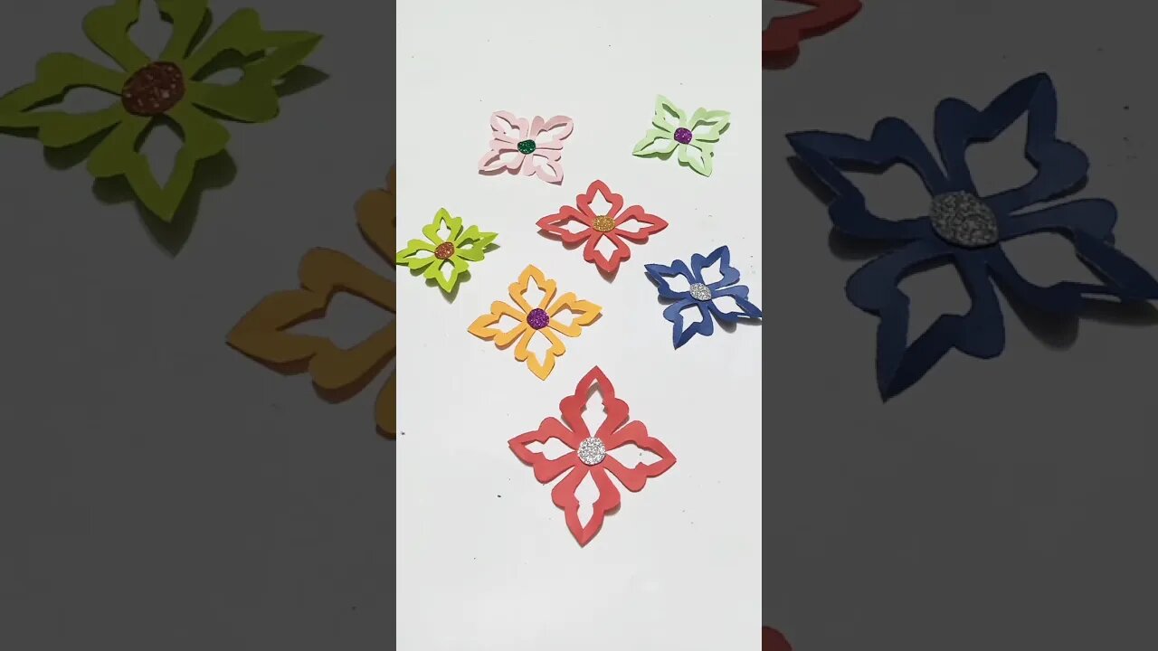 Paper flowers idea #paperflower #papercraft #shorts #shortvideo #ytshorts