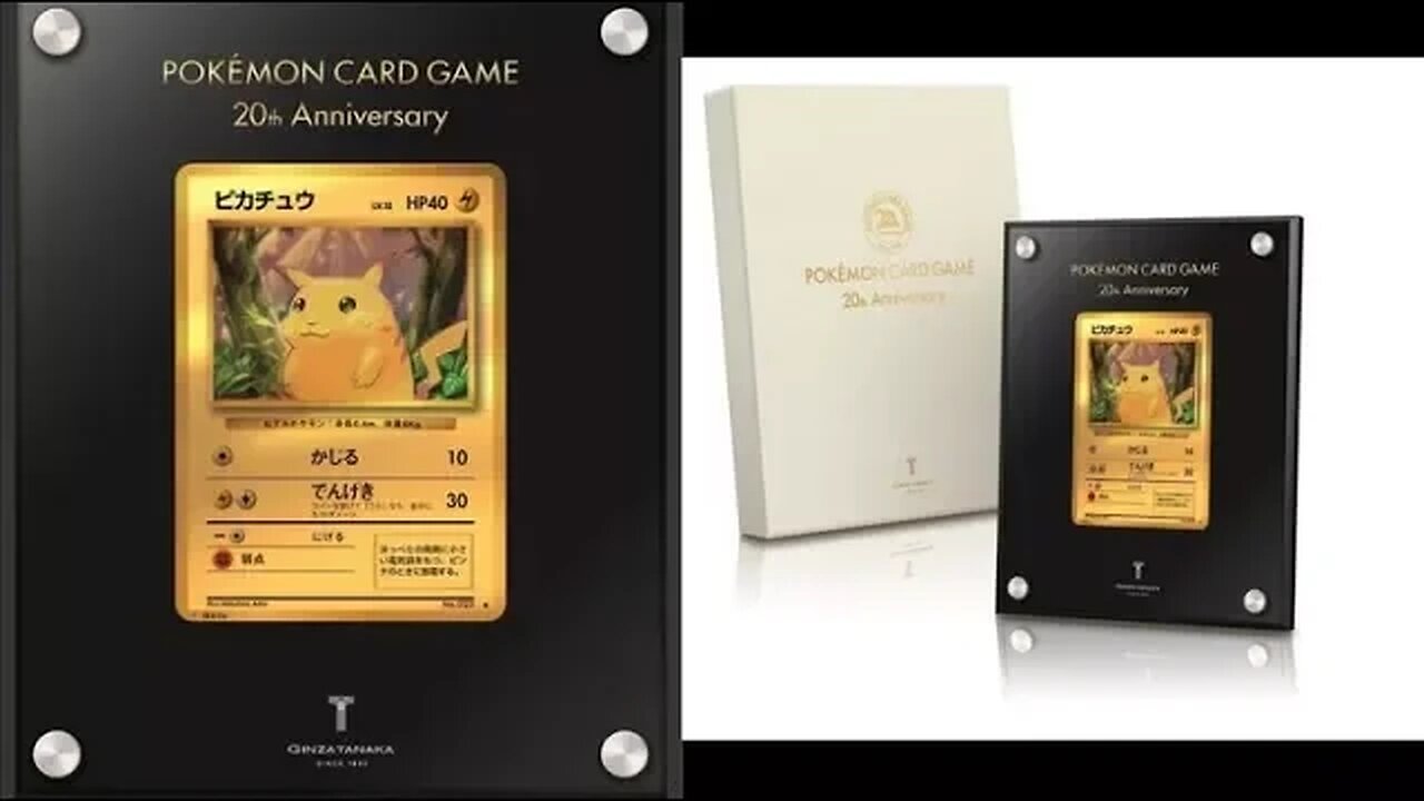 24K GOLD Pokemon Card!