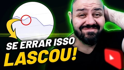 É ESSE ERRO QUE ESTÁ ACABANDO COM O SEU CANAL E TE IMPEDINDO DE CRESCER NO YOUTUBE!