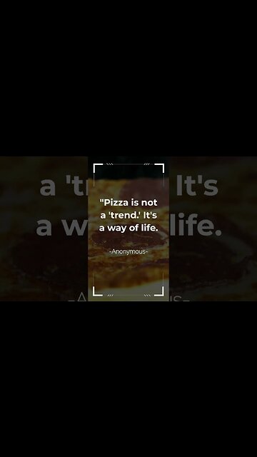 Pizza is Not a Trend: It is a Lifestyle