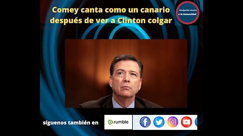 comey canta como un canario