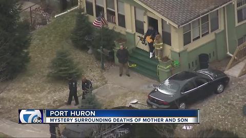 Mother and son found dead in their Port Huron home, police investigating