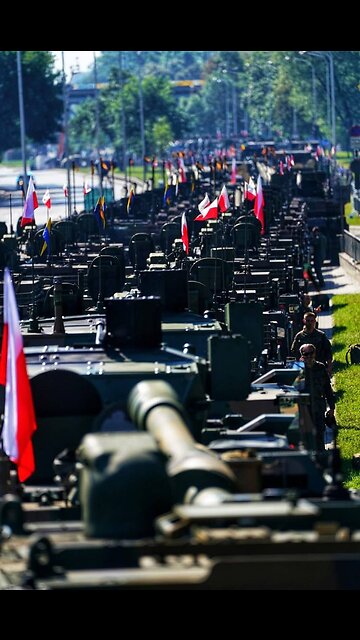 Military parade in Poland