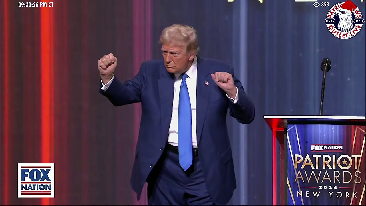 FULL SPEECH REPLAY President Trump's Patriot Award Acceptance Speech