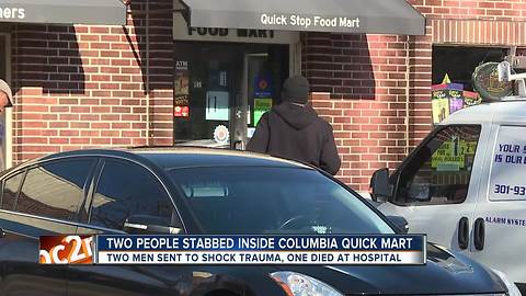 Man killed in double stabbing after fight in Columbia convenience store