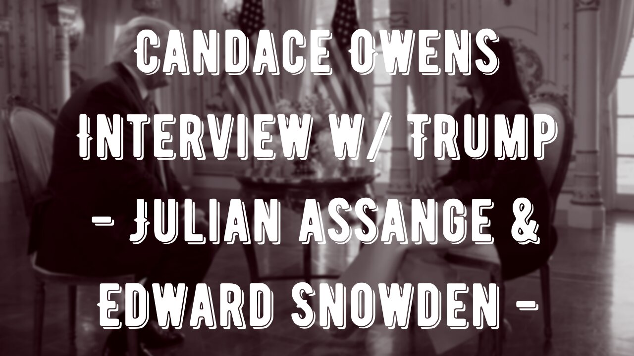 Why President Trump Didn't Pardon Julian Assange & Edward Snowden