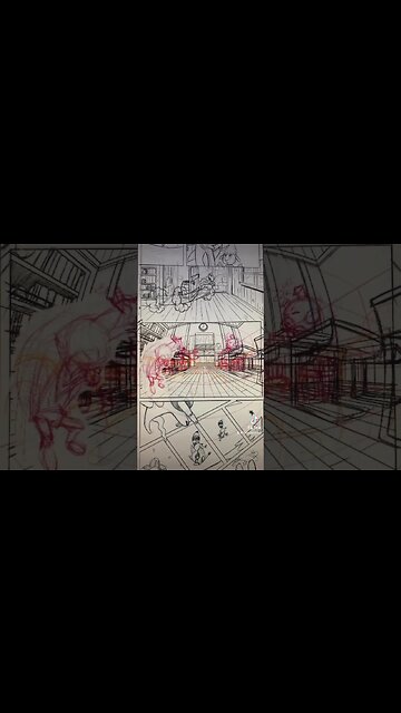 Almost done with the pencils for the 3 page of “The Froggy Show” Comic. #art #illustration