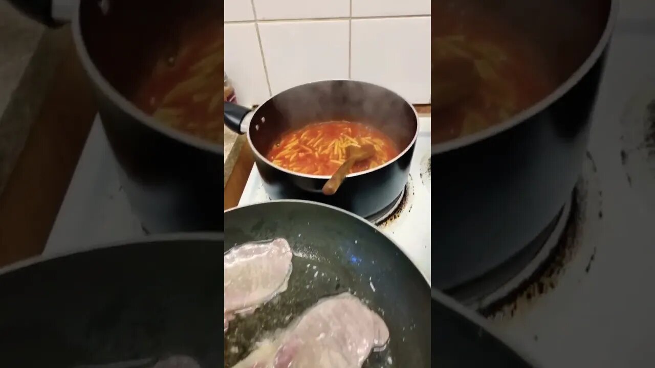 cooking and on its way