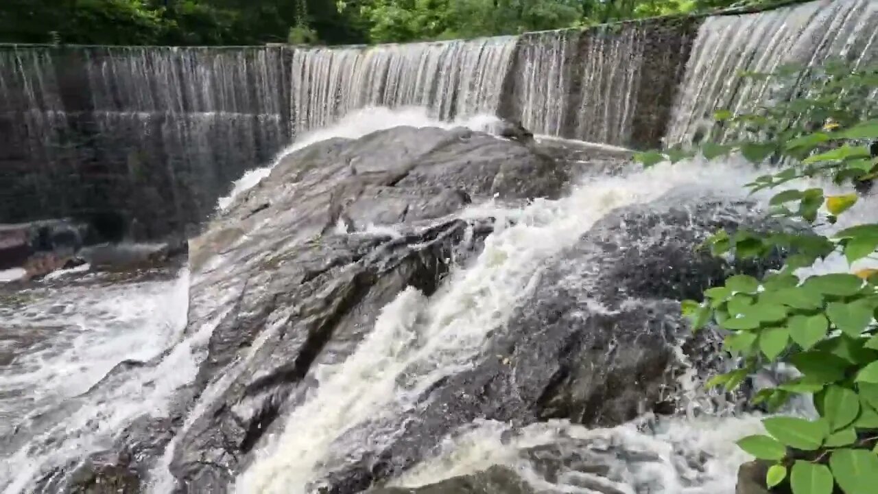 Horseshoe Falls Terryville, Connecticut After Heavy Rain 7 14 2023