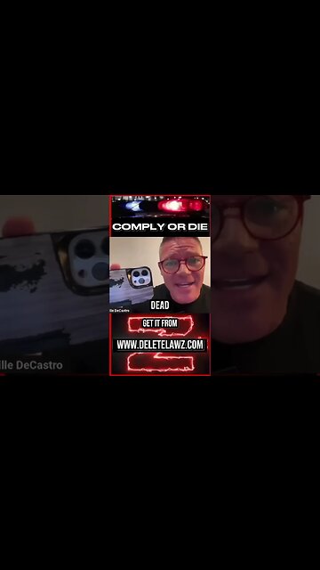 COMPLY OR DIE #deletelawz #firstamendmentaudit