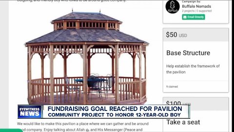 Fundraising goal reached for community project in honor of 12-year-old boy