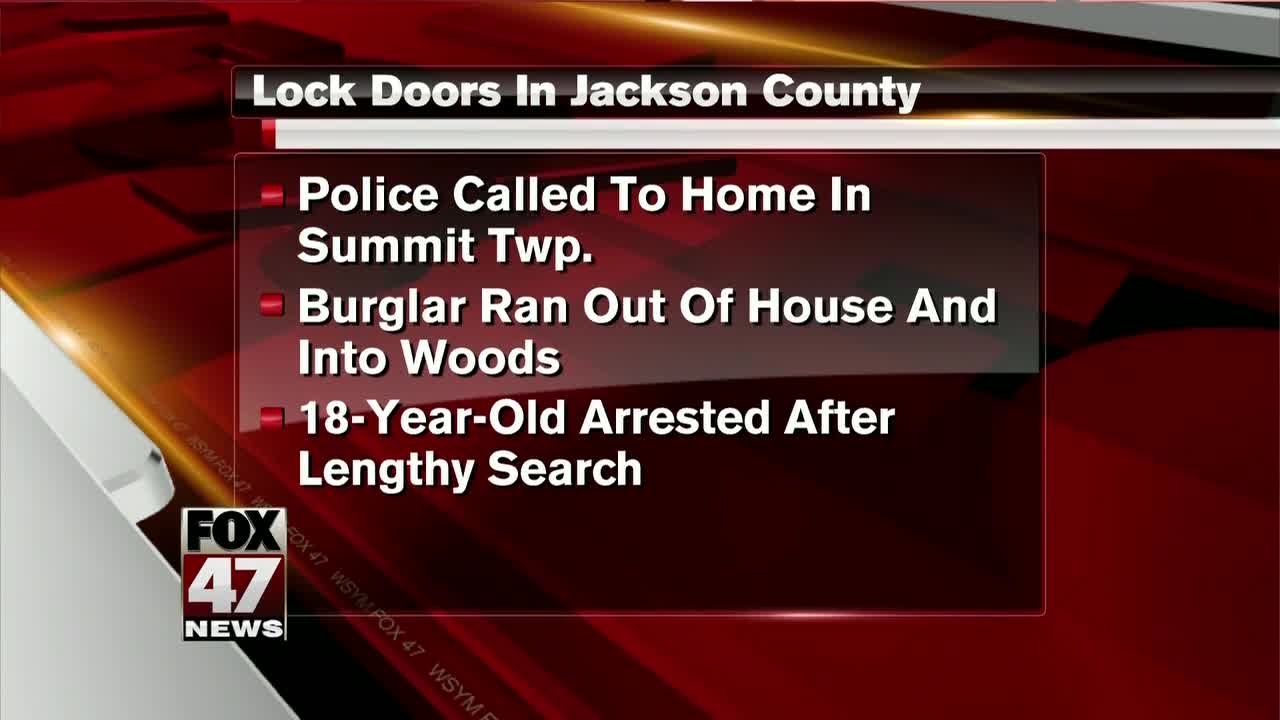 Burglar caught in Jackson County