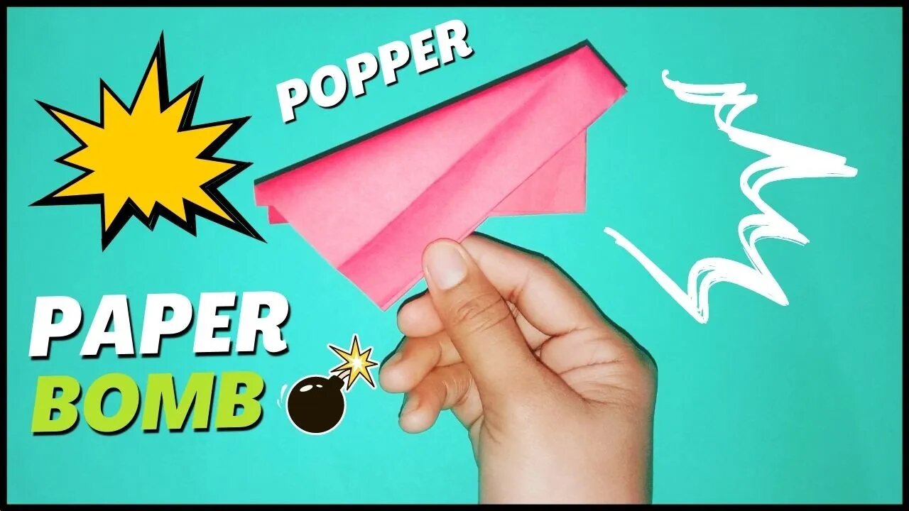 HOW TO MAKE PAPER POPPER | PAPER BOMB | PAPER BOMBS THAT POPS | PAPER PATAS