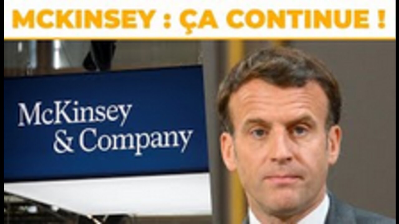 McKinsey l’affaire rebondit !