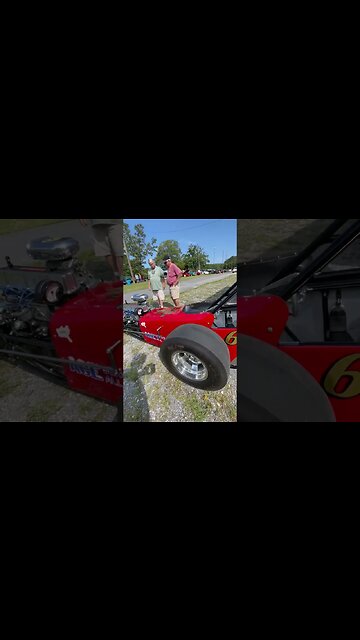 Way Cool Ford 6cyl Powered Slingshot Dragster