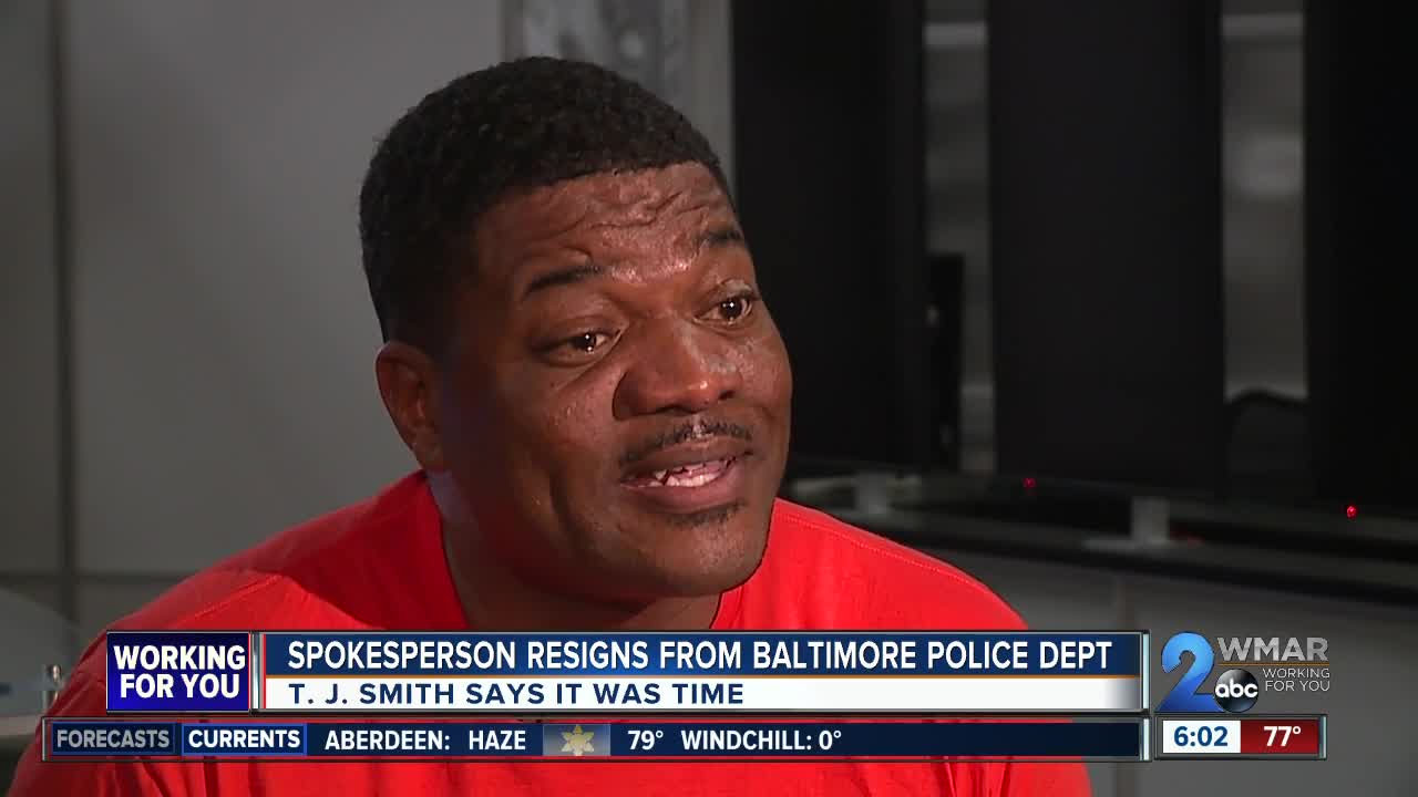 "I wanted to leave with my name intact," BPD spokesman says in post resignation interview