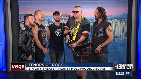 Tenors of Rock in the 13 Action News studio