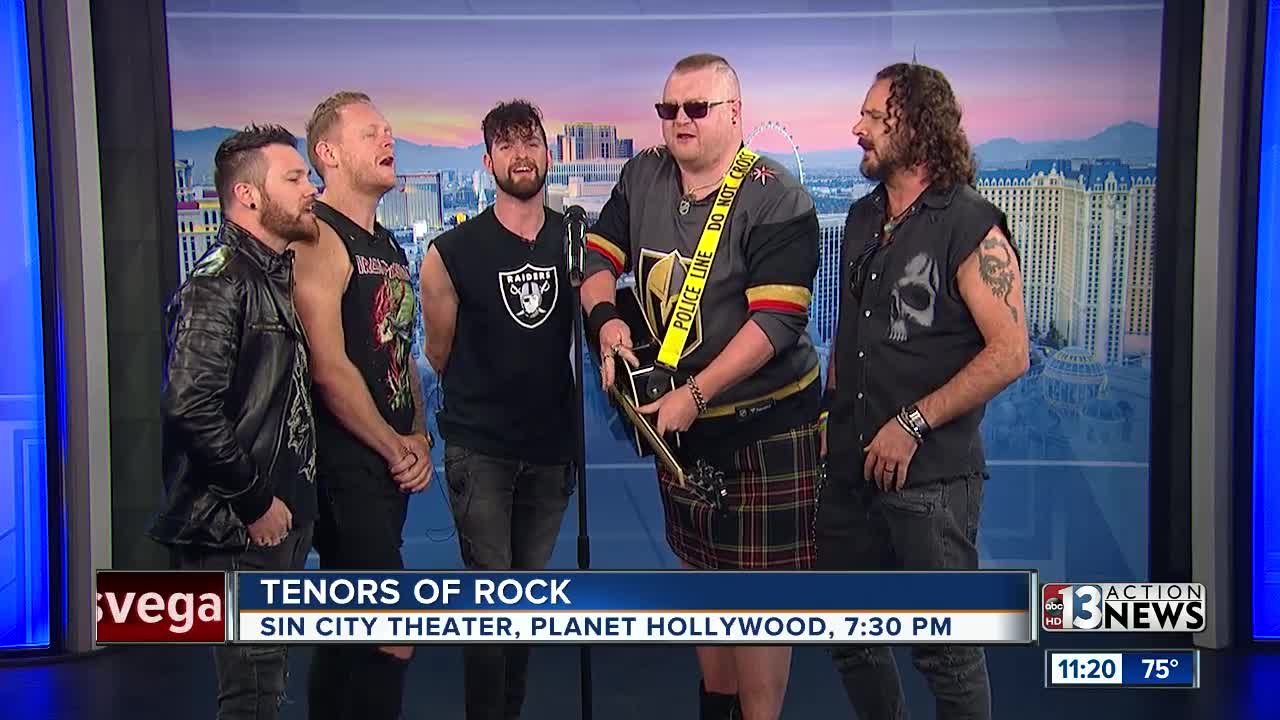 Tenors of Rock in the 13 Action News studio