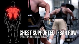 Chest Supported T Bar Row