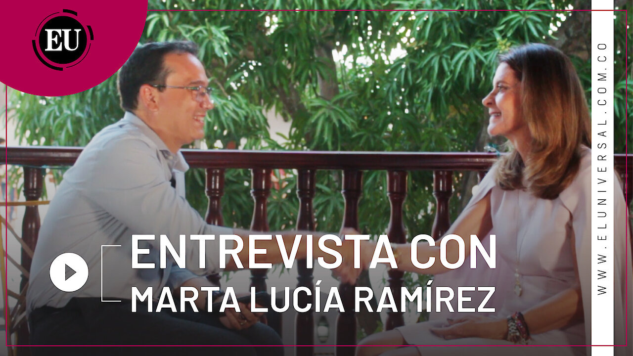 [Video] Martha Lucía Ramírez en entrevista con el director de El Universal