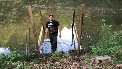 Beginning of a Pond Deck