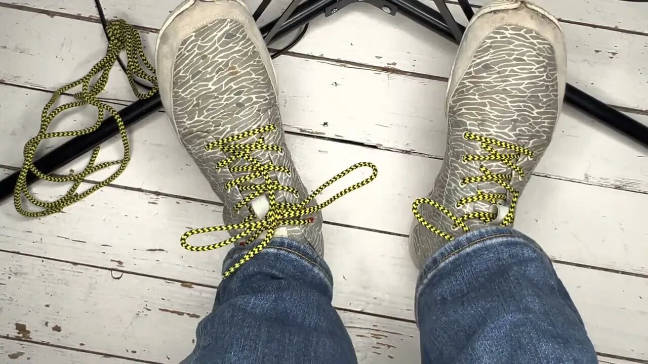 🙌 ASMR show: Re-Lacing My Favourite Wildling Shoes with Brand New Laces 10cm Longer