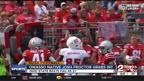 Owasso's Josh Proctor Grabs INT vs FAU