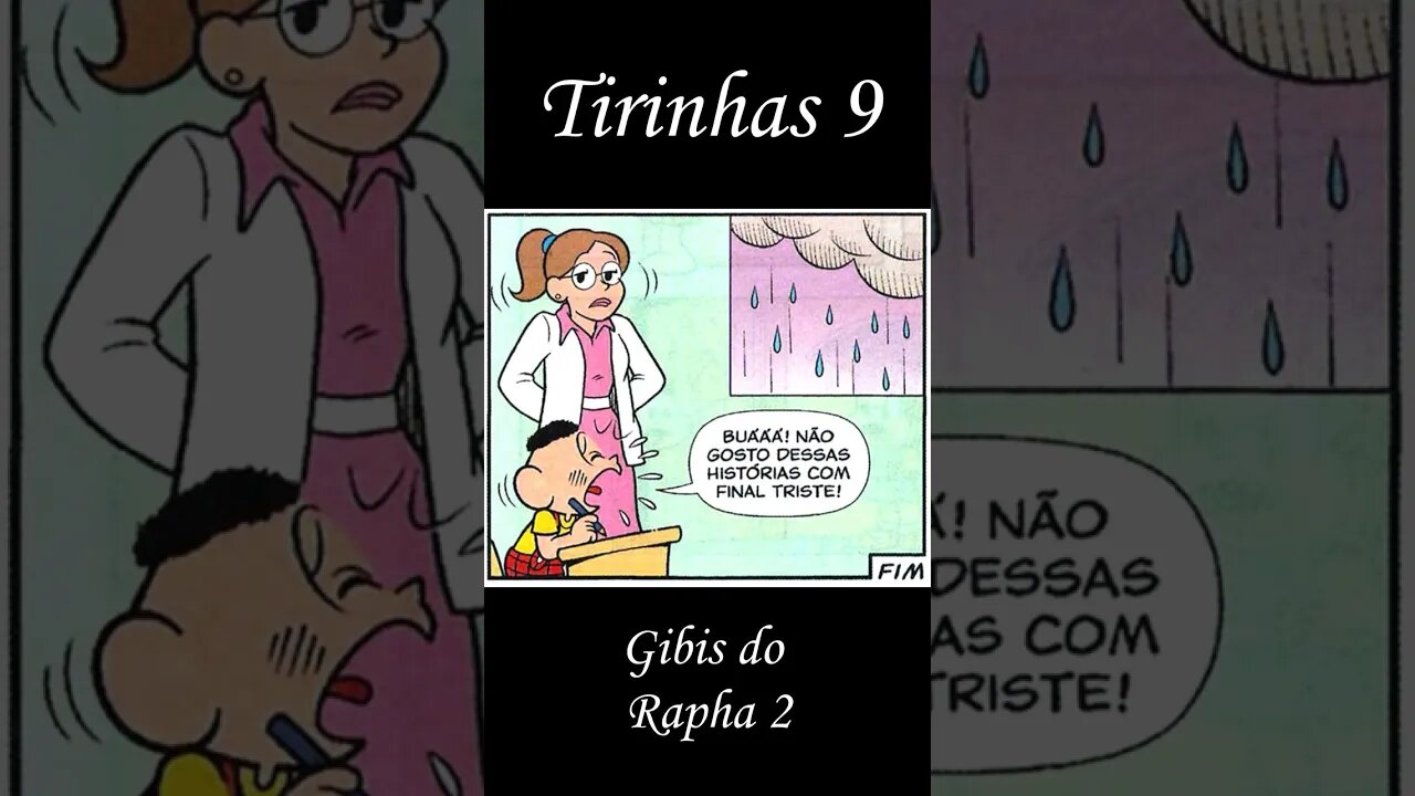 Tirinhas da Turma da Mônica nº 9 | Gibis do Rapha 2 #shorts