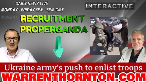 RECRUITMENT PROPERGANDA WITH JAMES TWEEDIE, LEE SLAUGHTER & WARREN THORNTON