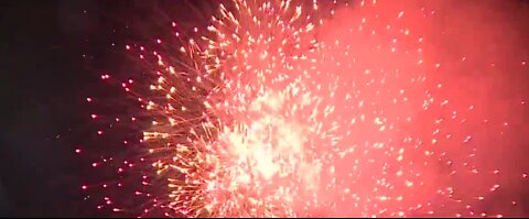 Community fireworks show for Memorial Day