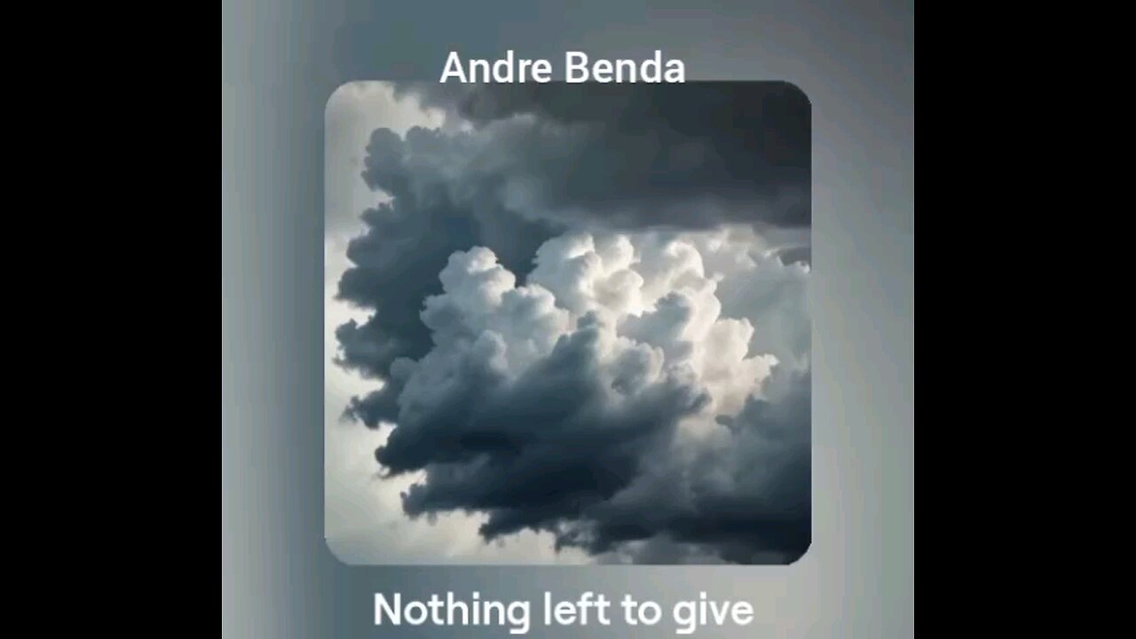 Andre Benda-Nothing left to give