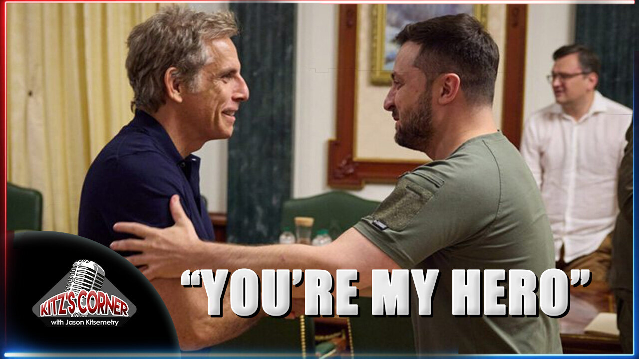 Ben Stiller calls Zelensky a "Hero" on trip to Ukraine