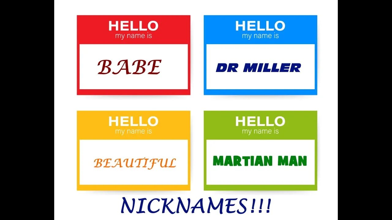 Hello Again Wednesday 67 Nicknames