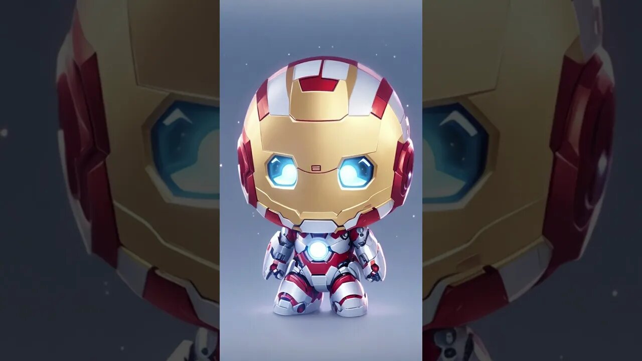 Cute Baby Chibi Iron Man#shorts#shortvideos#Chibi#IronMan