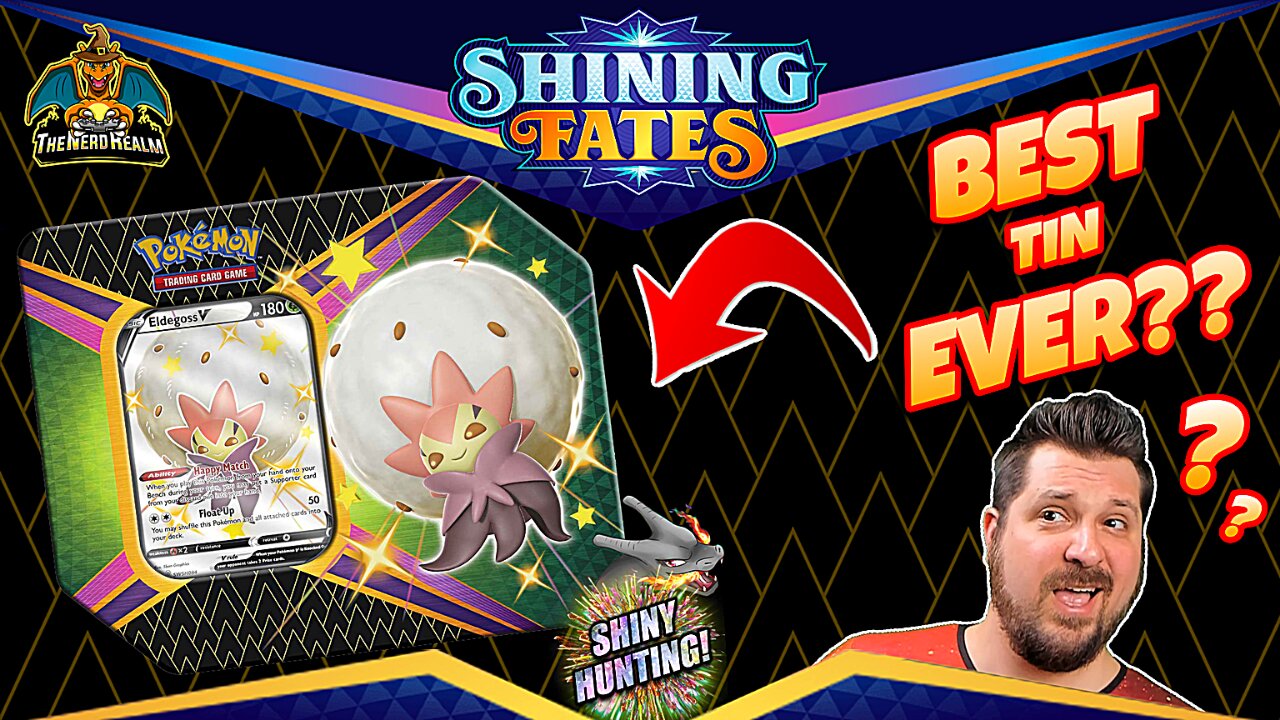 Shining Fates Shiny Eldegoss Tin | Shiny Hunting | Pokemon Cards Opening