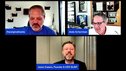 MarkZ with Andy Schectman & Jason Cozens, Founder & CEO of GLINT