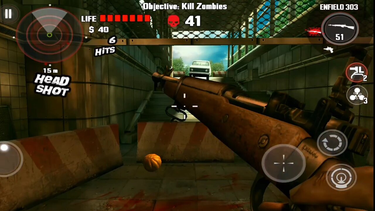 Dead Trigger | Objective: Kill 45 Zombies