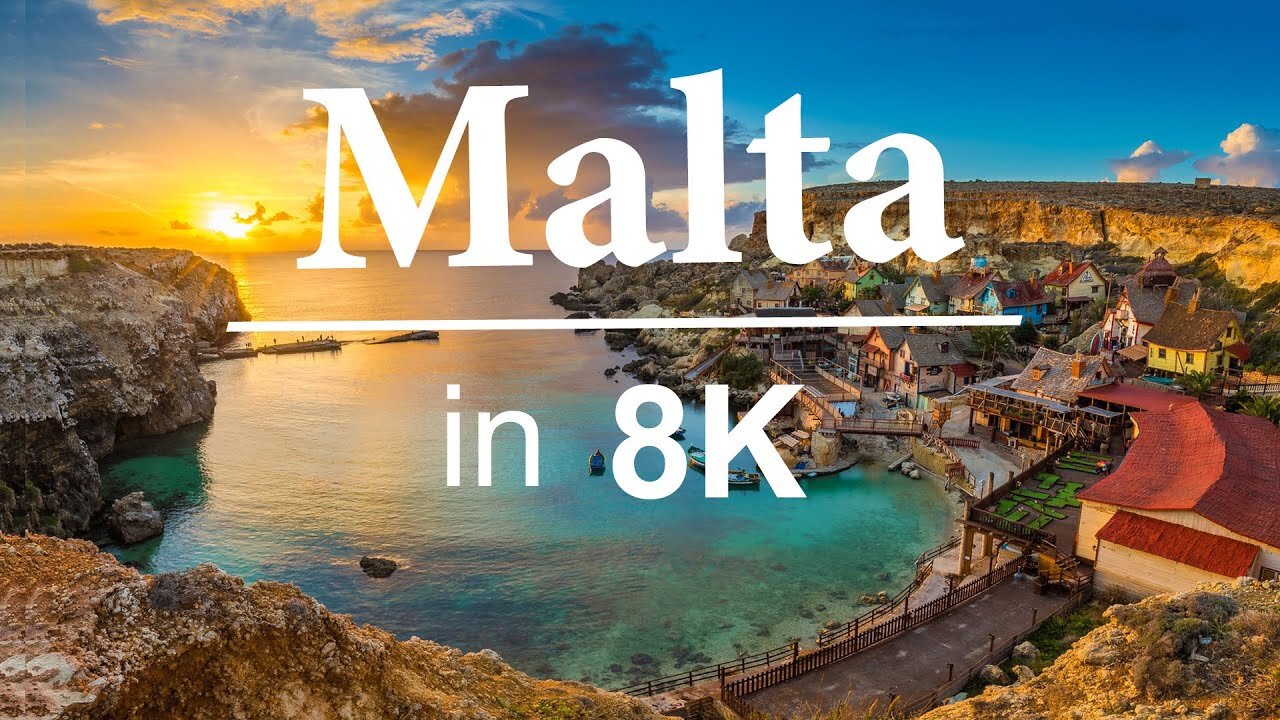 Malta in 8k ULTRA HD - Hidden country of Europe !