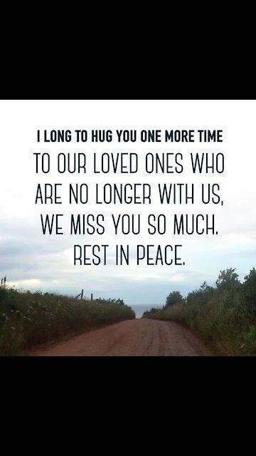 I long to hold you one more time [GMG Originals]