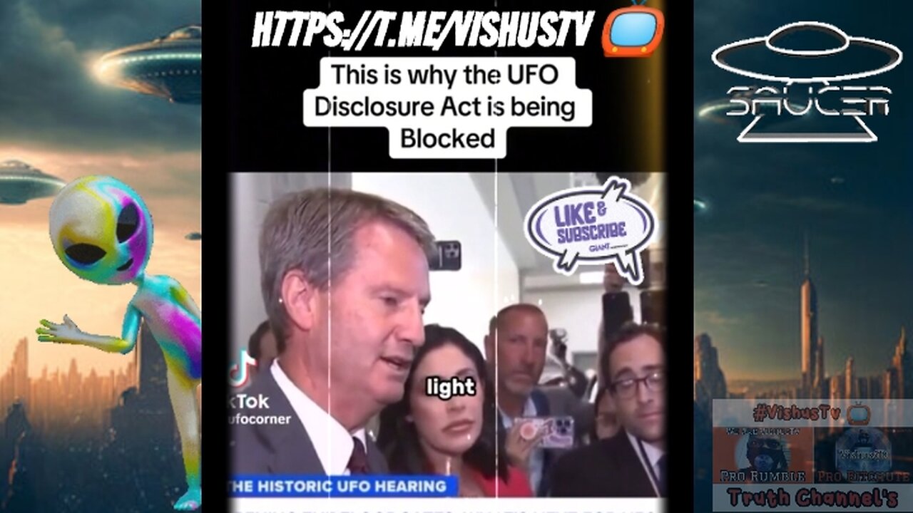 Why The UFO Disclosure ACT Is Being BLOCKED... #VishusTv 📺