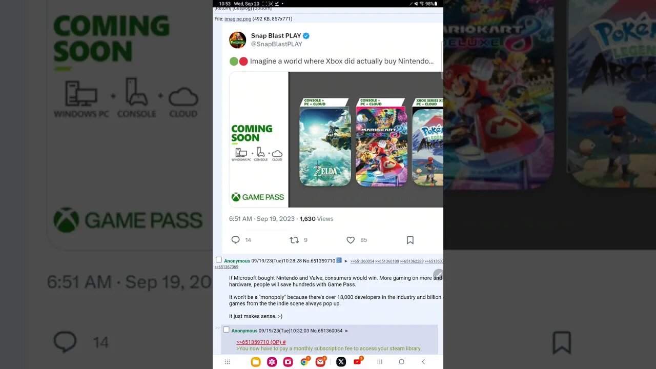 xbox almost bought nintendo