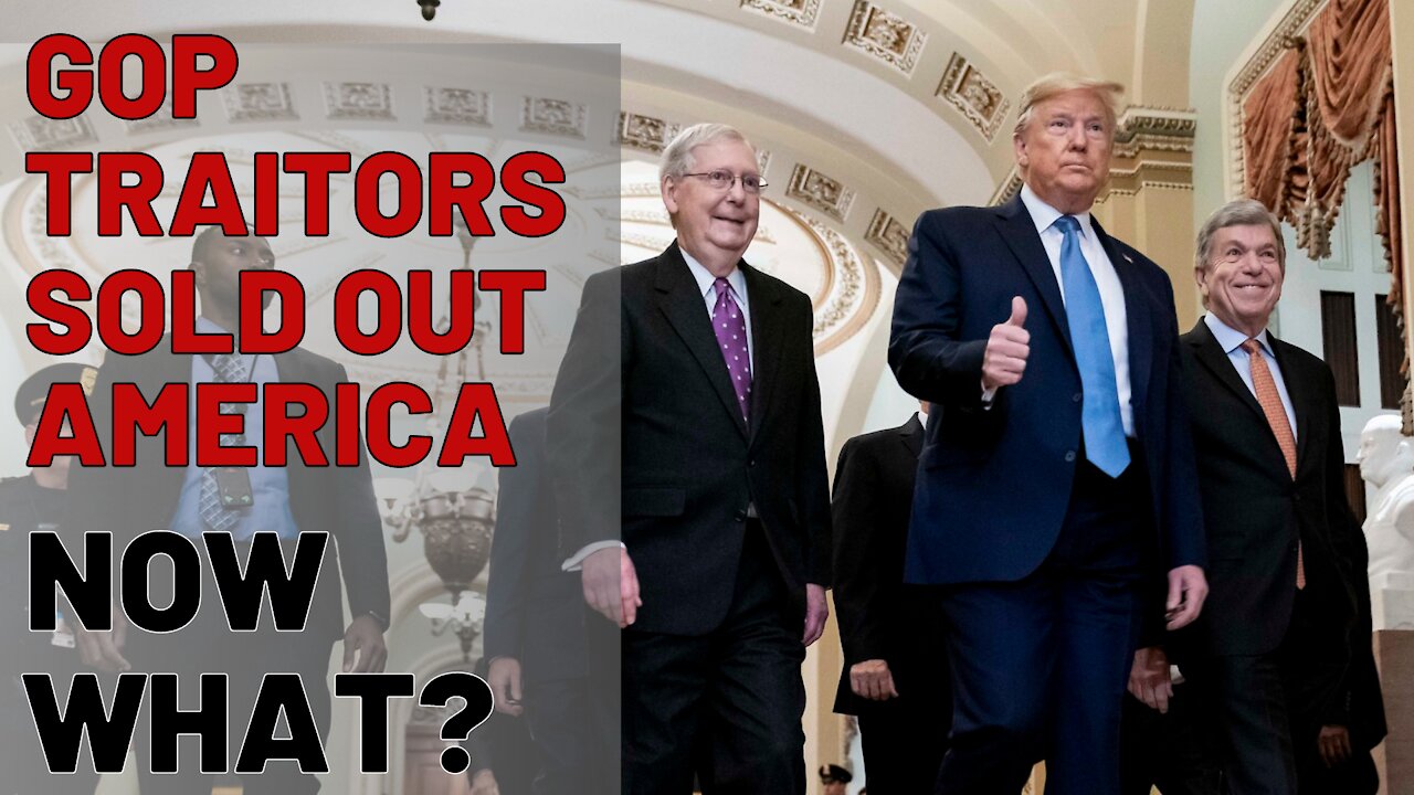 GOP Traitors Sold Out America