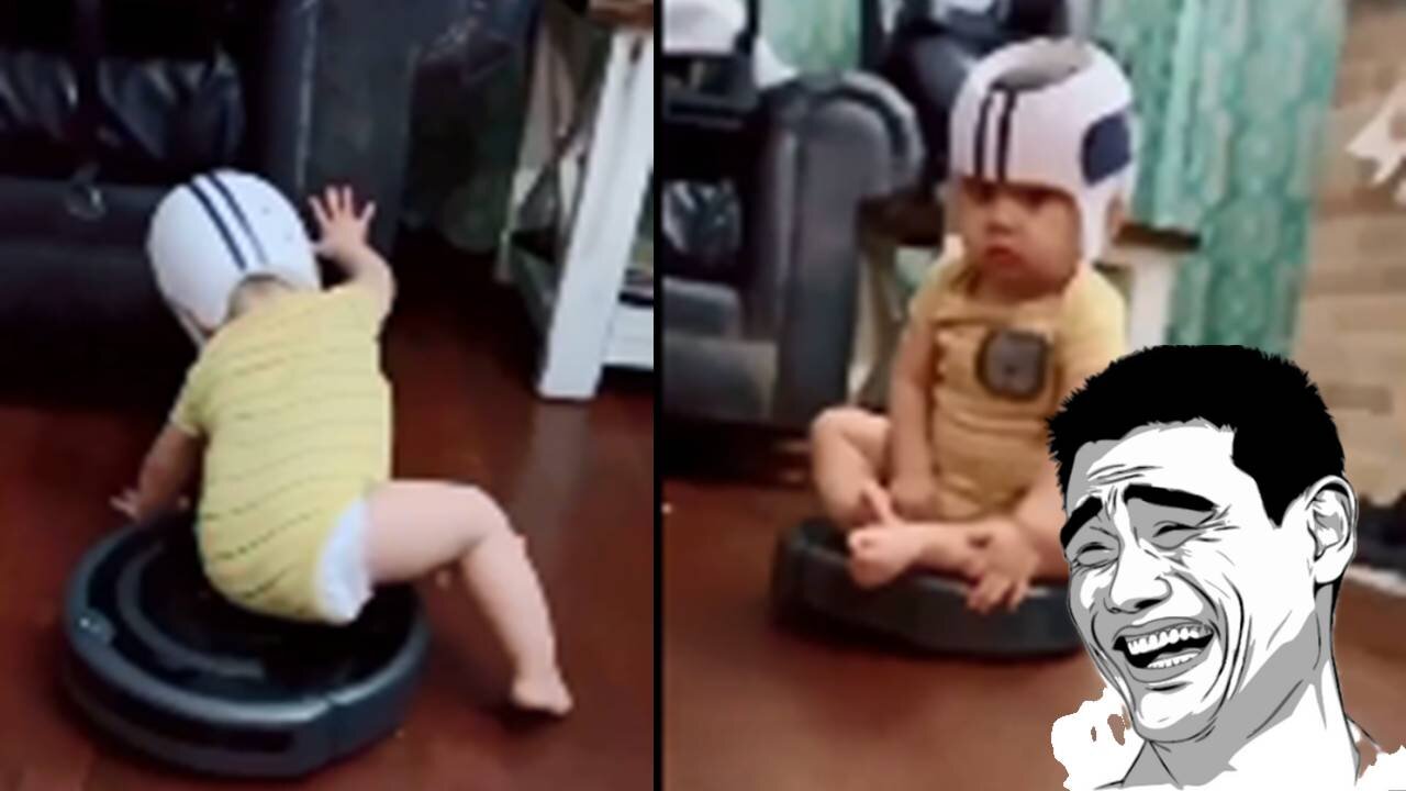 baby ride cleaning robot