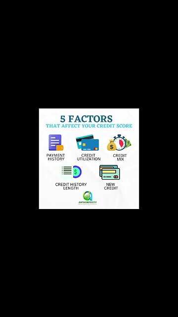 📊 5 Crucial Factors Impacting Your Credit Score!