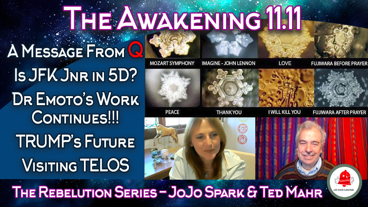 Ted Mahr - Healing the Planet, JFK Jnr, Dr Emoto, Visiting Telos