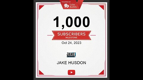 WE HIT 1K SUBS