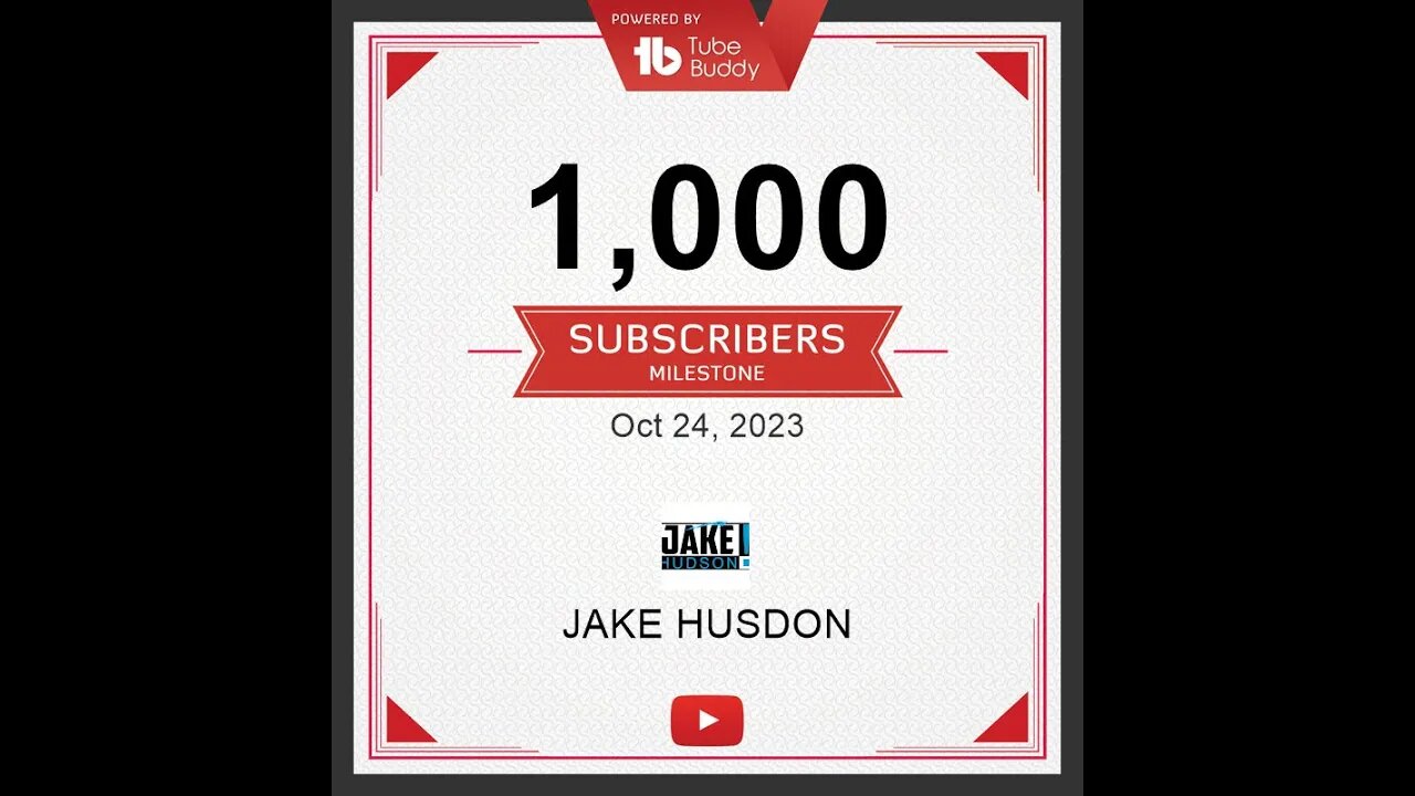 WE HIT 1K SUBS