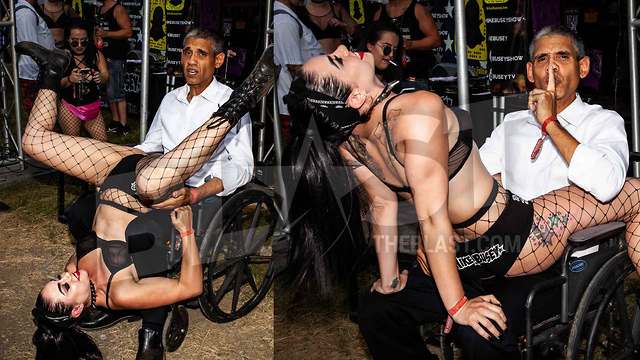 Juggal-Obama: Presidential Doppelganger Gets Lap Dance at Gathering of Juggalos