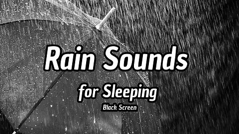 Relaxing Rain Black Screen 12 Hours: The Secret to Relieving Stress and Sleeping Deeply