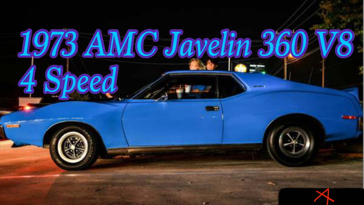 AMC Javelin 360 V8 4 Speed Ride Along